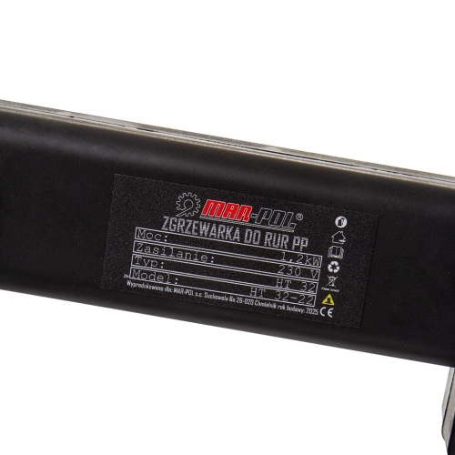 Zgrzewarka trzpieniowa do rur PP-R 1200W z walizką + kamienie od 16 do 32 mm